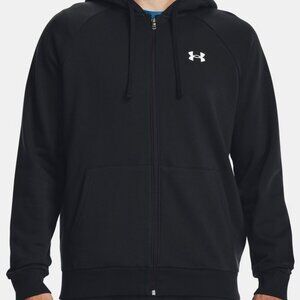 NEW Under Armour Men's Full-Zip Hoodie, Rival Fleece black, XL
